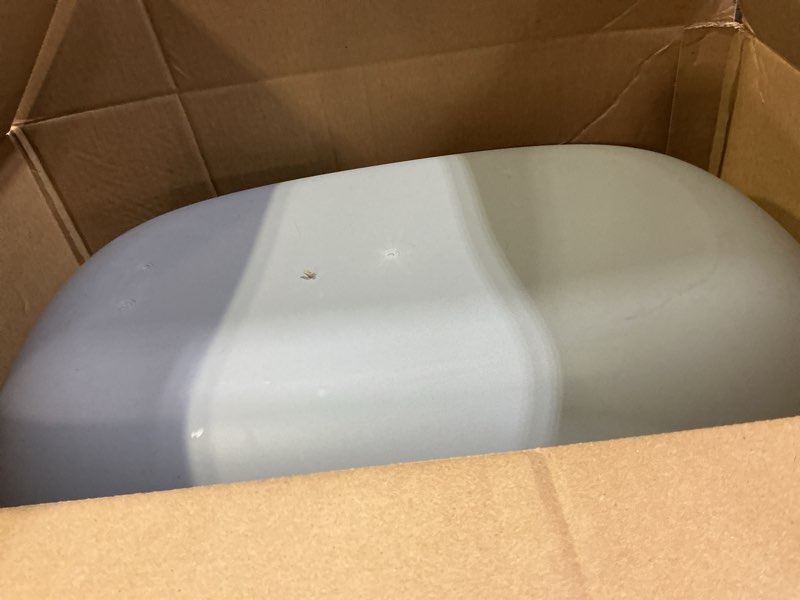 Condition photo showing As Is for Litter Genie Cat Litter Box | Made with Flexible, Soft Plastic | Features High-Walls and Handles for Privacy and Portability Grey