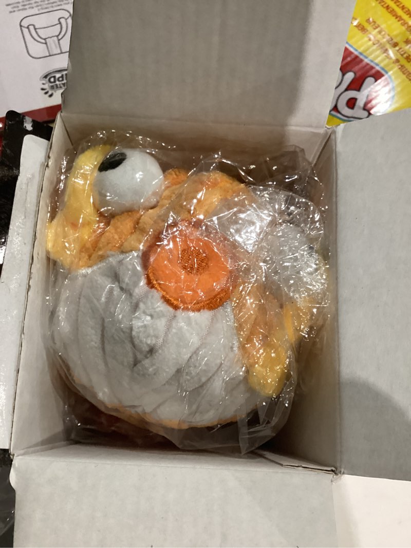 Condition photo showing Good Condition for Squeak Dog Toys for Aggressive Chewers, No Stuffing Squeak Dog Chew Toys for Aggressive Chewers, Interactive Dog Toy Ball with Crinkle Paper for Medium Dogs, Large & Small Breeds (E-Crab+Fish)