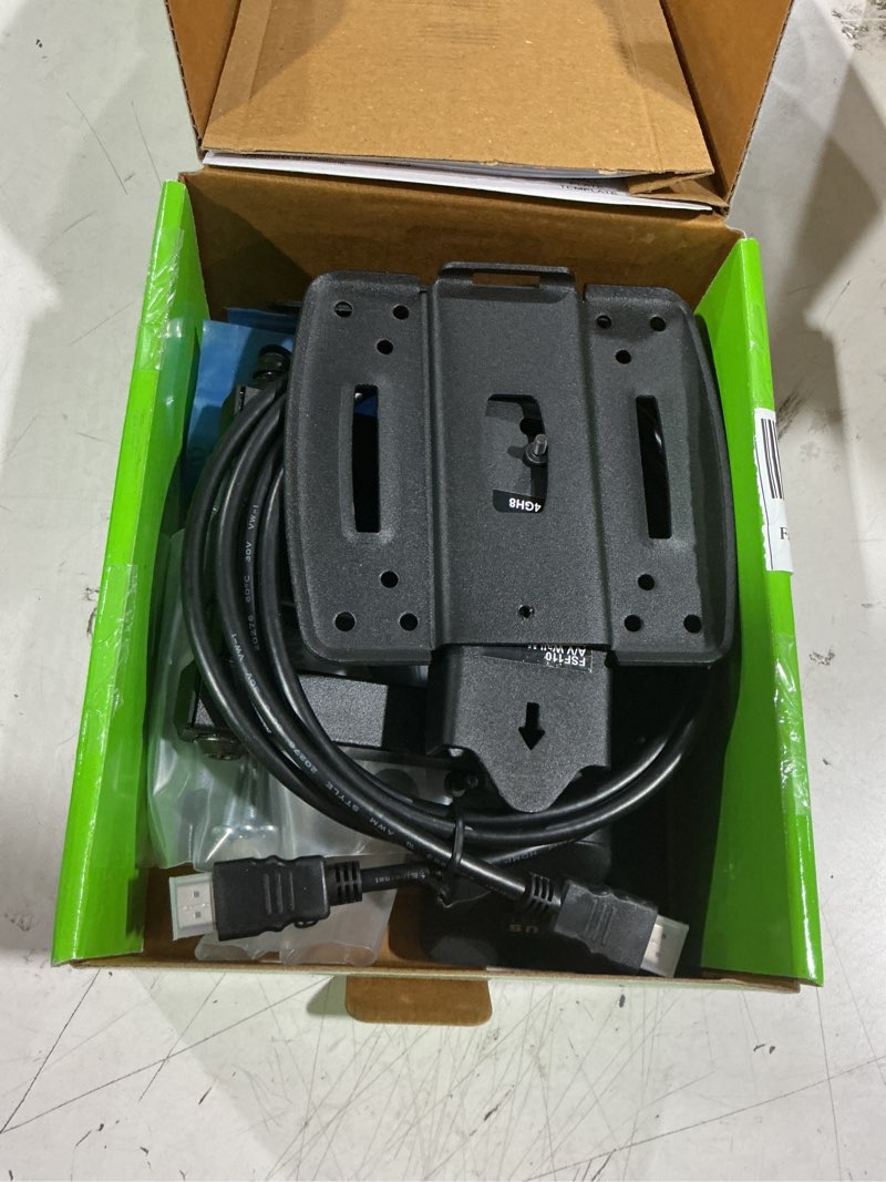 Condition photo showing As Is for sanus vuepoint full-motion tv wall mount for tvs 13"-40" up to 50 lbs, comes with hdmi cable