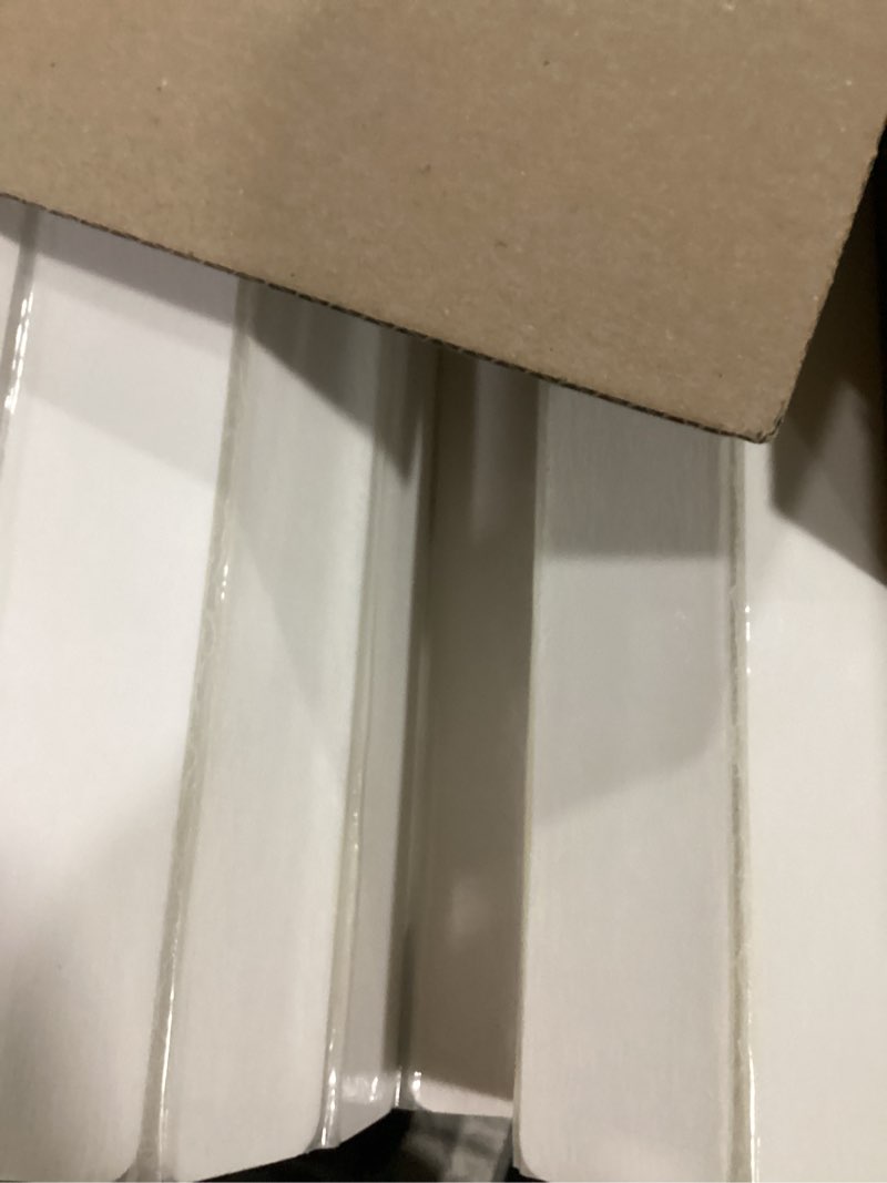 Condition photo showing As Is for Extral Large Stone Dish Drying Mats for Kitchen Counter, 28"(L)×16"(W) Quick Dry Dish Drying Mat, Collapsible Eco-Friendly Absorbent Diatomaceous Earth Mat for Dishes Cups, Match Any Countertop Modern 28" x 16"