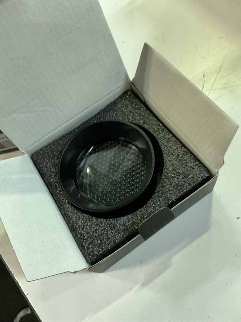 Condition photo showing New/Like New for 58mm magnetic espresso portafilter dosing funnel and puck screen set coffee dosing ring and filter compatible with 58mm portafilter basket premium espresso machine accessories 58mm black