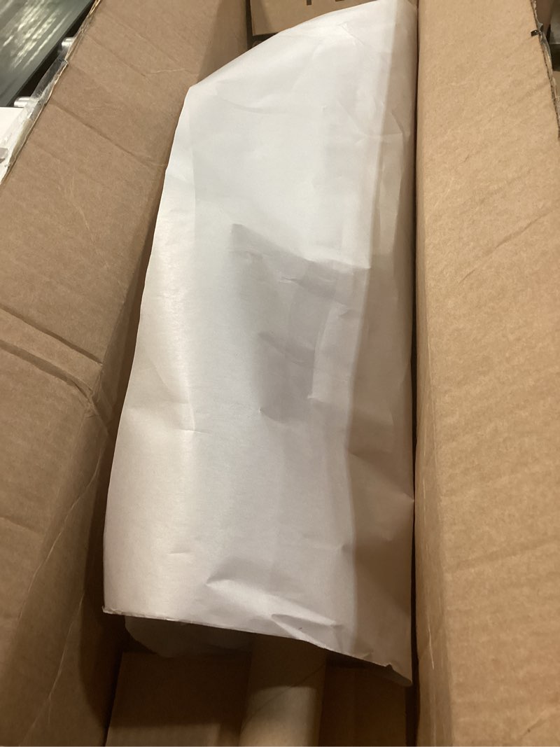 Condition photo showing As Is for white kraft arts and crafts paper roll - 18 inches by 175 feet (2100 inch) - ideal for paints, wall art, easel paper, fadeless bulletin board paper, gift wrapping paper and kids crafts - made in usa