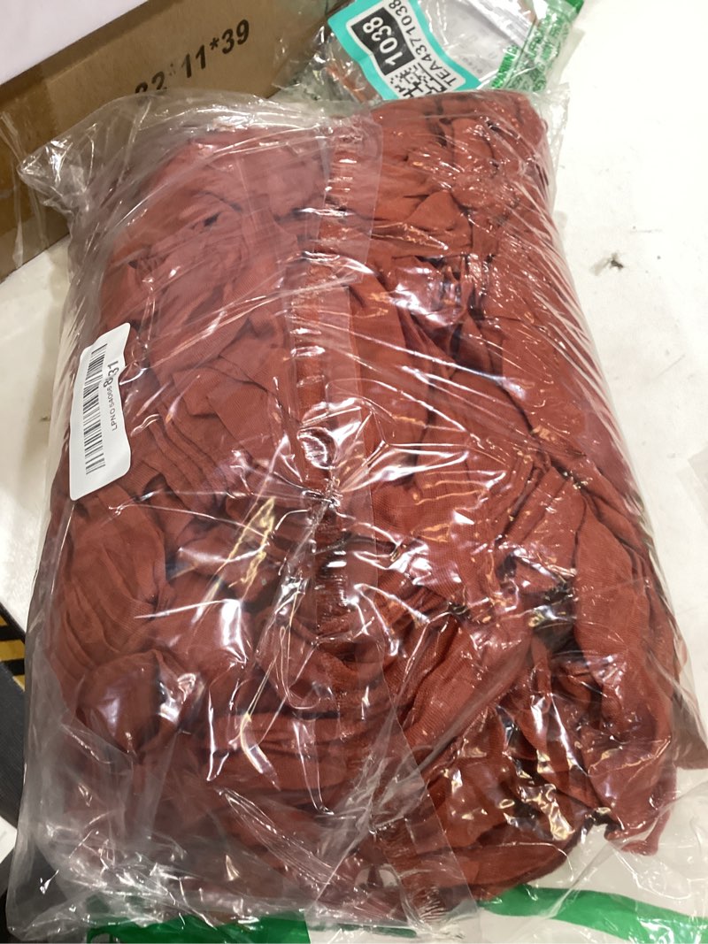 Condition photo showing Good Condition for dezerlor brown cheesecloth table runner 10 pack summer table runners boho gauze 120 inche cheese cloth table decor for wedding bridal baby shower parties brown 10 pack