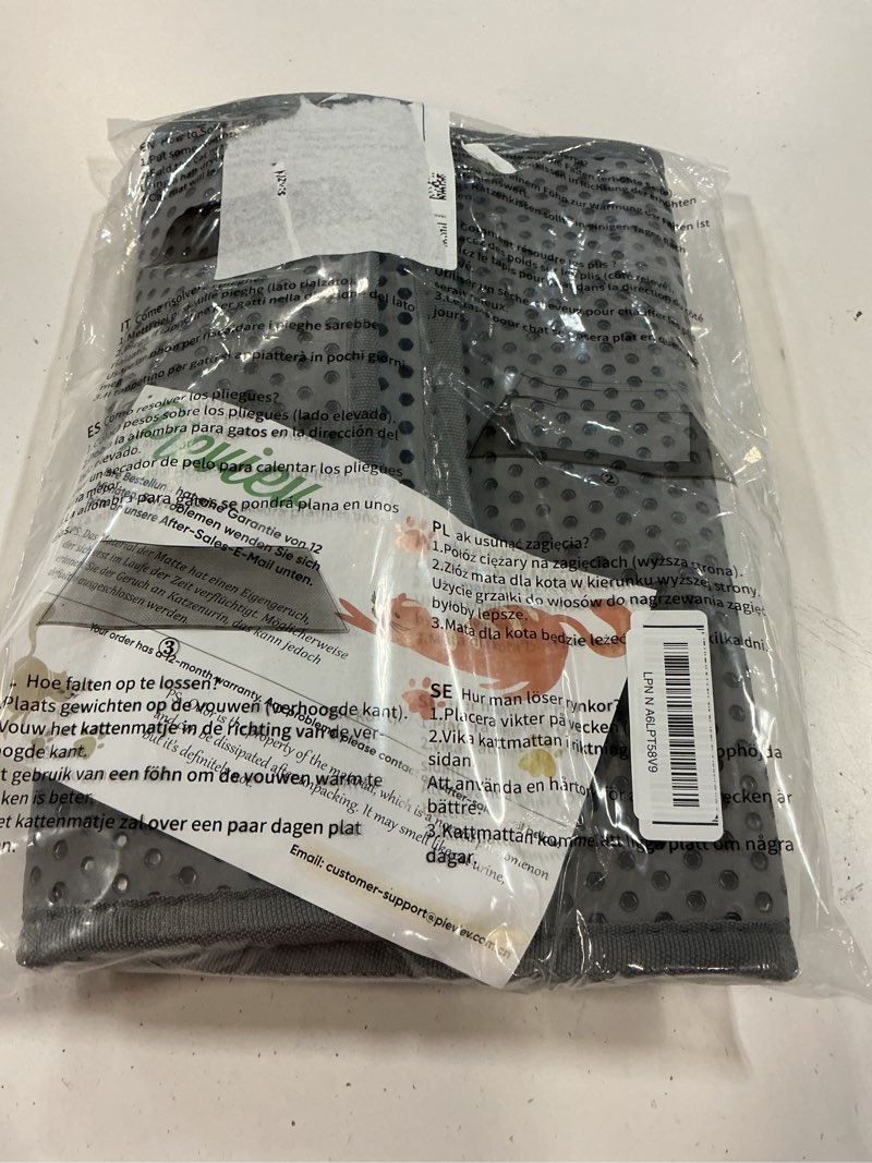 Condition photo showing Good Condition for Pieviev Cat Litter Mat Double Layer Waterproof Urine Proof Trapping Mat 1 Pack (Gray, 24x15 Inch (Pack of 1)) Gray 24x15 Inch (Pack of 1)