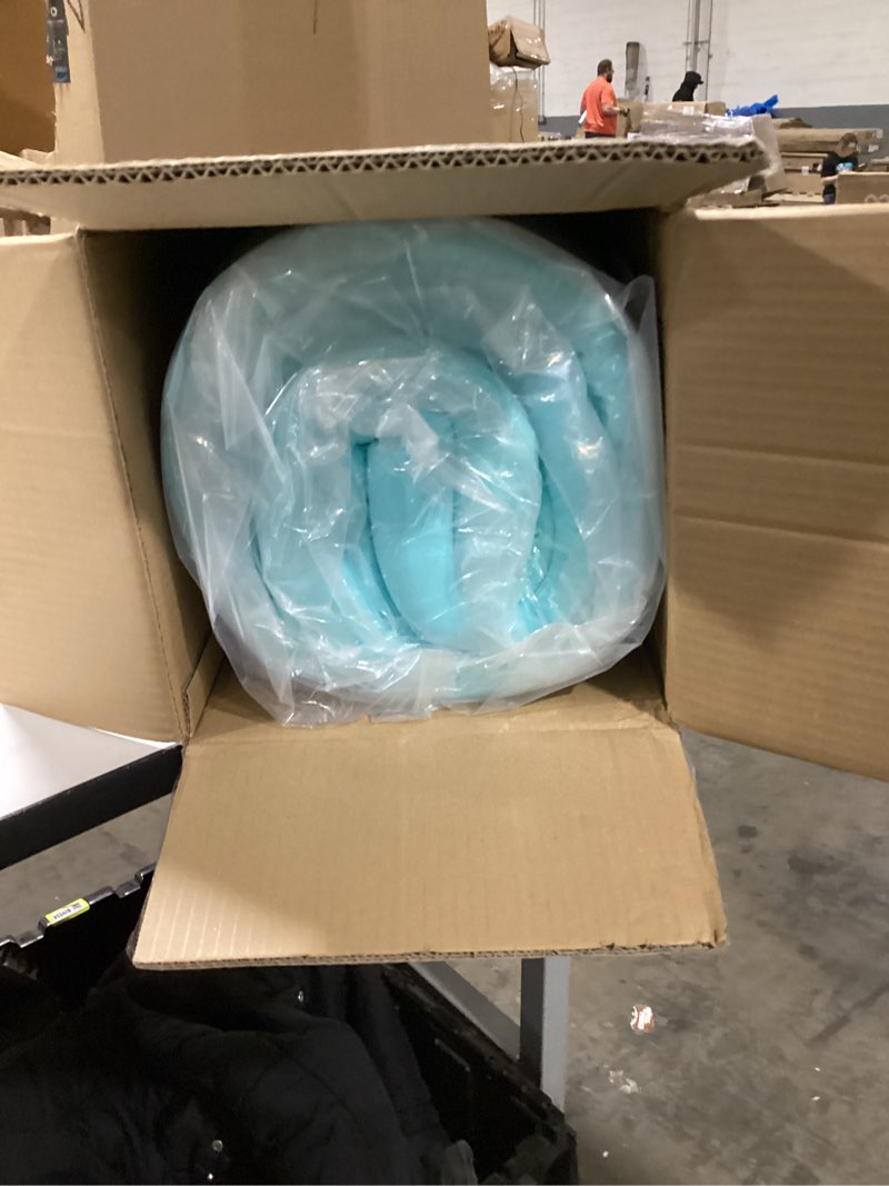 Condition photo showing Good Condition for SyMax Queen Mattress Topper, Gel Infused Memory Foam Mattress Topper, Soft Bed Topper Mattress Pads for Bed, Sofa, RV, CertiPUR-US Certified, Blue, 3 Inch Queen Blue(3 Inch)