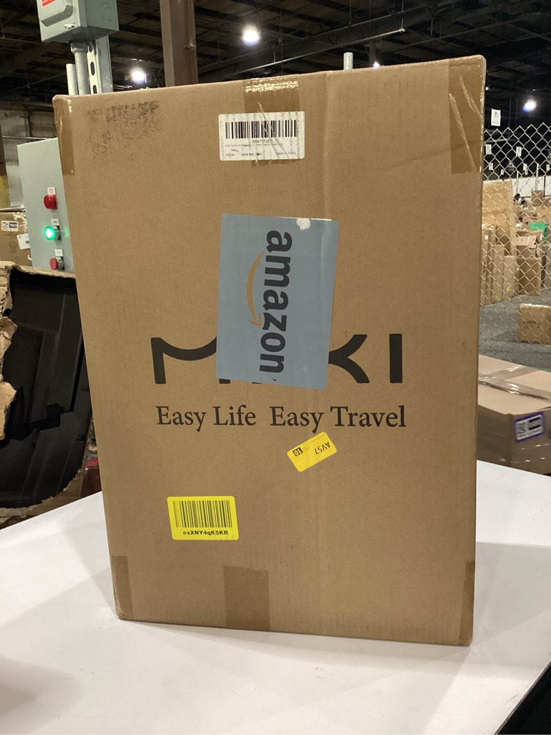 Condition photo showing New/Like New for mixi Carry on Luggage, 20'' Suitcase Spinner Wheels Luggage Hardshell Lightweight Rolling Suitcases PC with Cover & TSA Lock for Business Travel, Rock Gray