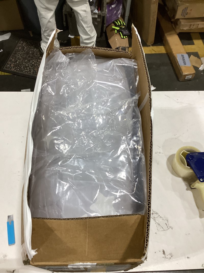 Condition photo showing Good Condition for Baby playpen, 79"x71"Baby Playpen with Mat Indoor?Outdoor Playpen for Babies and Toddlers with Breathable Play Pen with Ocean Balls Hanging Pocket Basketball Hoop and Football Goal 79"x71" with mat