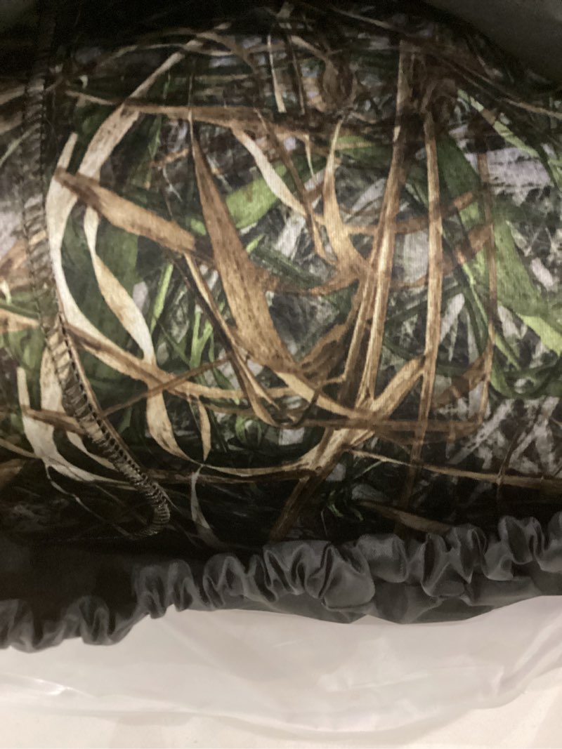 Condition photo showing New/Like New for Foxelli Chest Waders, Waterproof 4mm Neoprene Hunting & Fishing Waders for Men & Women with Boots 12 Camo