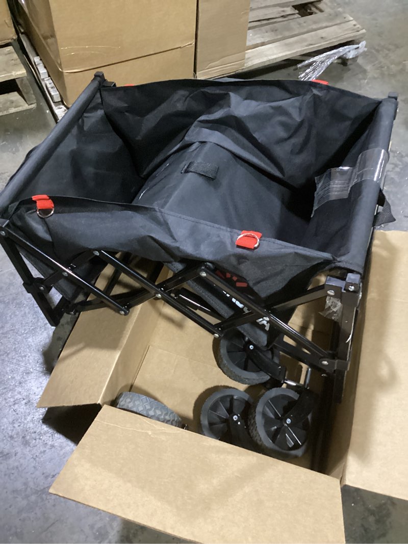 Condition photo showing Good Condition for folding utility cart /wagon large with wheels