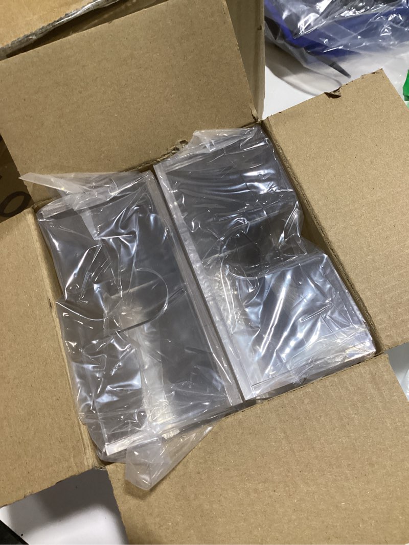 Condition photo showing Good Condition for Rubtlamp 2Pcs Acrylic Napkin Holder Bathroom - 0.2Inch Thickness Acrylic Guest Towel Napkin Holder - Hand Towel Tray for Kitchen, Parties, Weddings, Party, Hotel, Restaurant (Clear, 5.5”X5.5”X2.5”) 0.2" Thickness 2