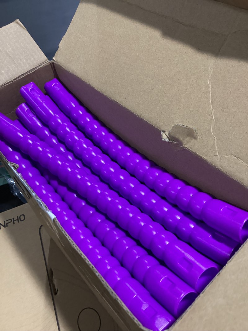 Condition photo showing Good Condition for shappy 6 pcs exercise hoop detachable adjustable plastic toy playground toys colored hoop circles for teens games gymnastics dog agility equipment party decor