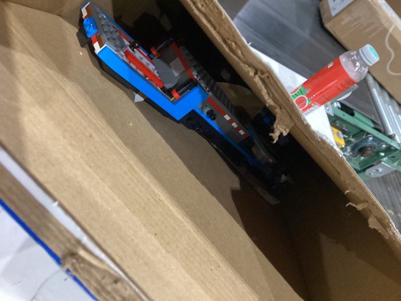 Condition photo showing Good Condition for LEGO City Car Transporter Truck with Sports Cars Building Toy Set - Semi Truck Toy with Carrier & Trailer for Boys & Girls, Ages 7+ - Gift Idea for Kids - 60408