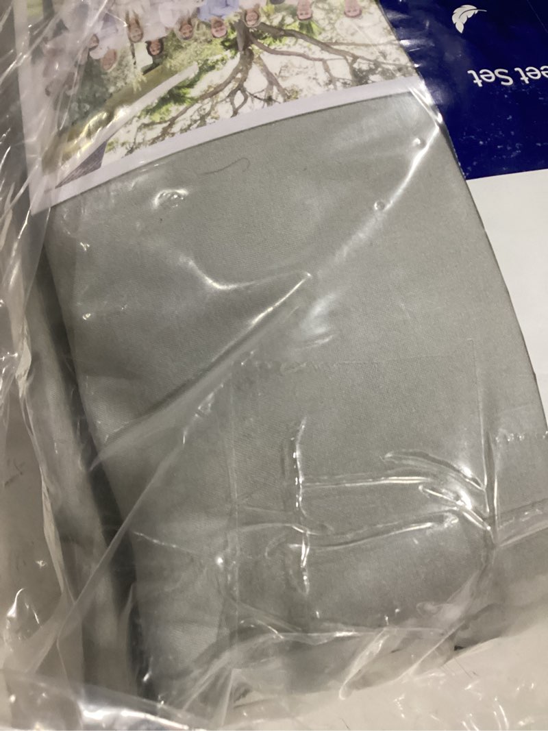 Condition photo showing Good Condition for split california king bed sheet set - 5 piece split cal king size sheets - ultra-soft, breathable & cooling - comfy, wrinkle & fade resistant - fits 8" to 16" mattress with deep pockets - light grey split california king 04 - light grey