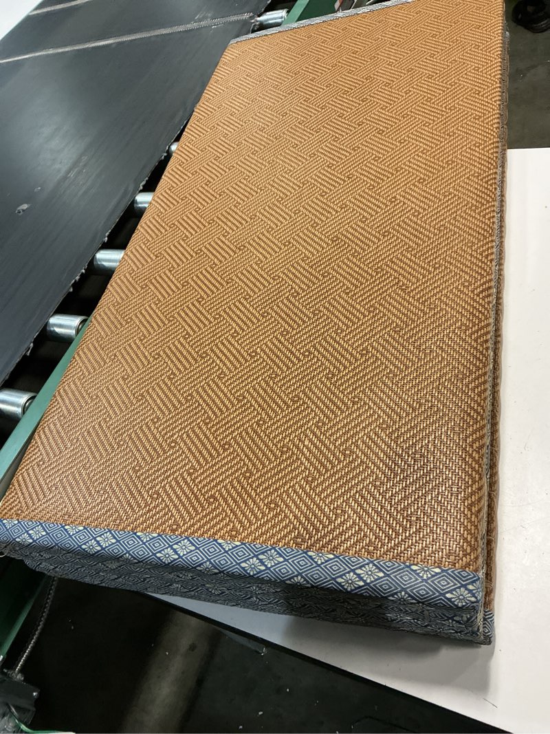 Condition photo showing Good Condition for japanese traditional tatami mattress, coconut coir tatami mat, foldable japanese floor mattress,futon bed,meditation mats for floor,summer sleeping mat(80 * 200cm) brown 80×200×3.5cm