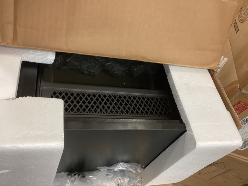 Condition photo showing As Is for Duraflame Tabletop Portable Electric Heater & Fireplace BLACK 