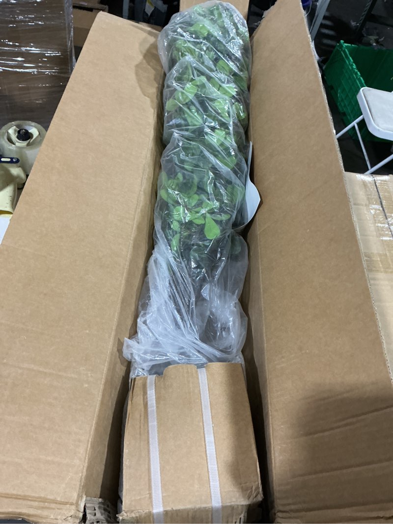 Condition photo showing Good Condition for bailikang 7ft artificial black olive tree artificial olive plants, tall faux olive tree faux silk plant fake plant ultra-realistic silk leaves & natural trunk indoor outdoor use