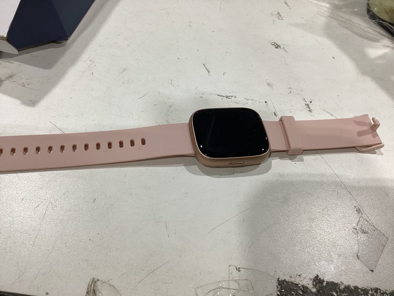 Condition photo showing Good Condition for smart watch with alexa built-in, 1.83" hd touchscreen fitness tracker with bluetooth calling, fitness watch with heart rate/sleep monitor/120+ sports, ip68 waterproof smartwatch for android ios, pink