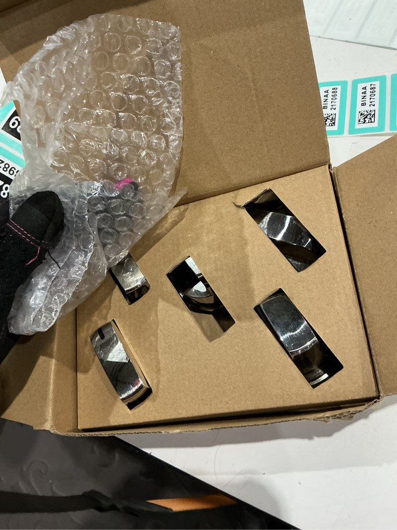 Condition photo showing Good Condition for 4 pcs ebz37189611 range burner knob and 1 pcs ebz37189609 super boil burner control knob compatible with l-g lrg30355st lrg30357st lrg30855st gas stove replacement knobs