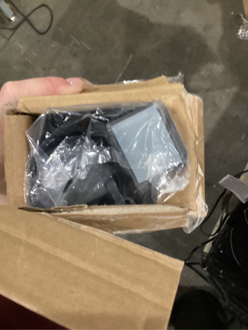 Condition photo showing As Is for Joydeco No Drill Zebra Blinds for Windows, Cordless Day & Night Dual Sheer Roller Shades, Easy Installation, Free-Stop Lift System, Light Filtering Privacy Blinds for Home(Grey