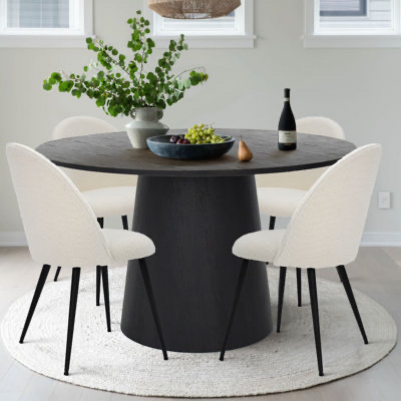 ( only table)Benvinda Pedestal Table Base(  4 pcs)