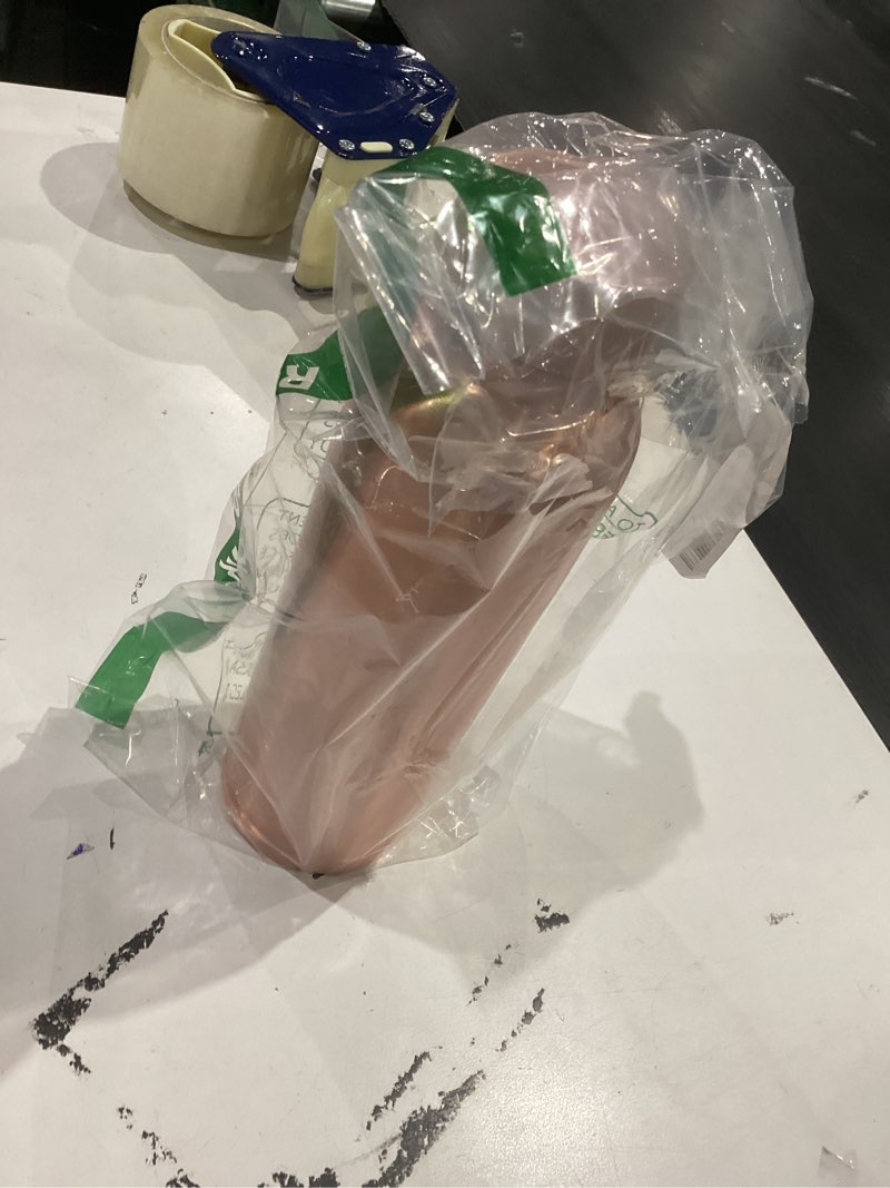 Condition photo showing As Is for rajrang pure copper water bottle 950ml | leak-proof ayurvedic drinking bottle for gym, office, yoga and outdoors | eco-friendly & durable hydration container