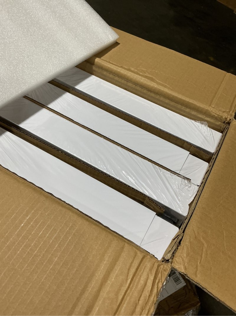 Condition photo showing Good Condition for seinloes 4 pack expandable width (15.15"-26.3") pull out cabinet organizer 21" deep with raising pad for framed cabinets, upgrade 3 slide rails slide out drawers, roll out shelves adhesive, white white 21"d x 15.15"-26.3"w(4pack)