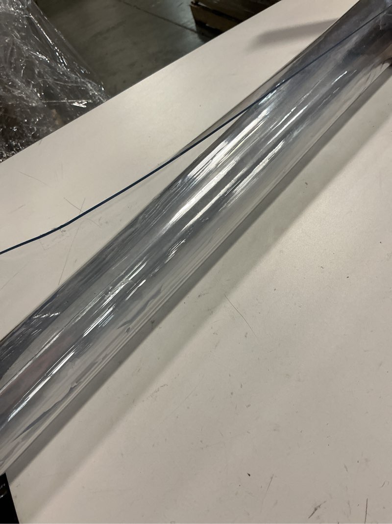 Condition photo showing Good Condition for warmstar clear table cover protector 14 x 24 inch,1.5mm thick plastic table cover rectangle,pvc clear table protector,desk protector mat for kitchen, dresser, writing desk?dining room table clear 1.5mm 14" x 24" (rectangular)