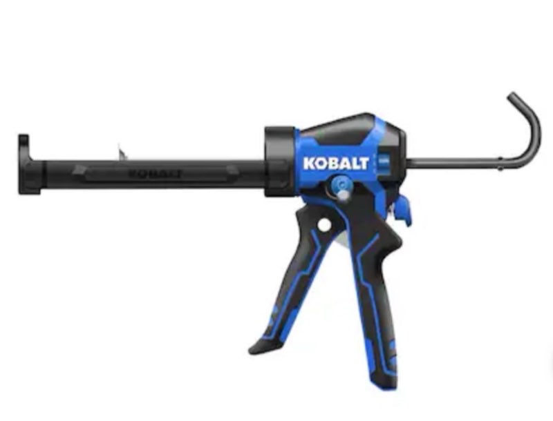 kobalt dual thrust 10 -oz anti-drip smooth rod caulk gun