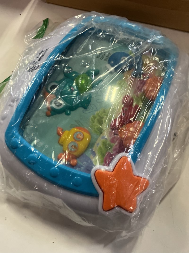 Condition photo showing As Is for baby einstein sea dreams soother musical crib toy and sound machine, newborn and up neutral