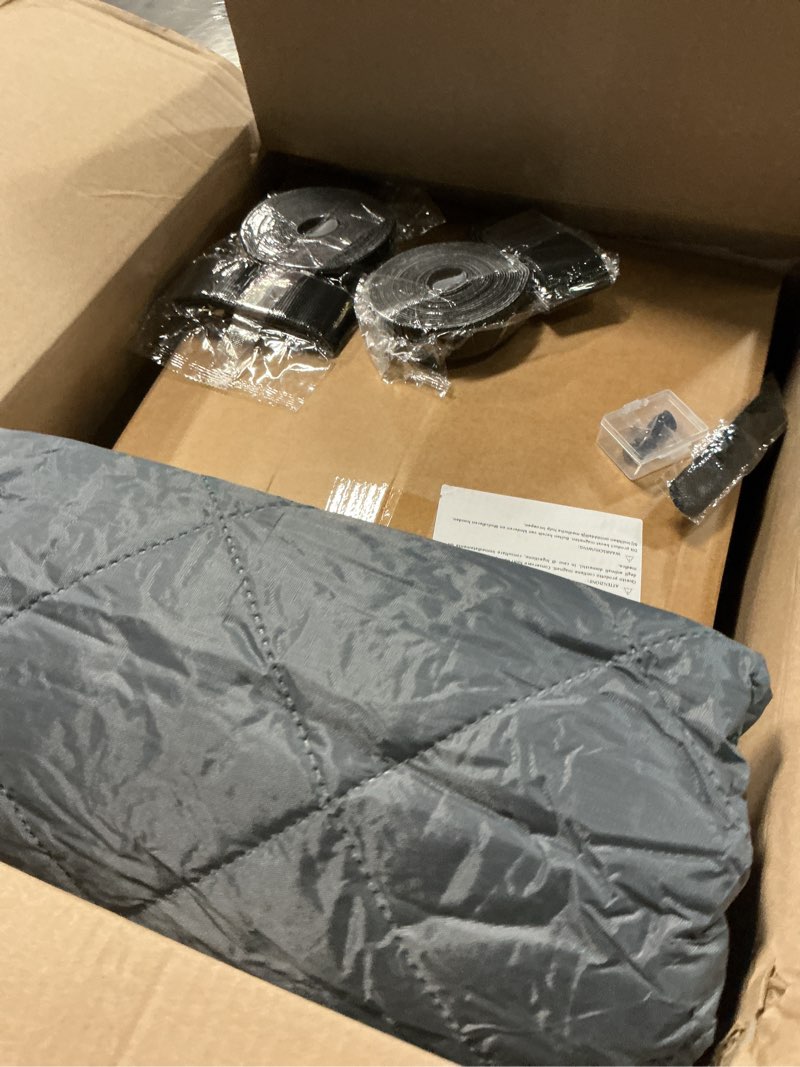 Condition photo showing Good Condition for Fanfanwin 2 Sets Magnetic Thermal Insulated Curtains for Doors Winter Thicken Quilted Oxford Cotton 