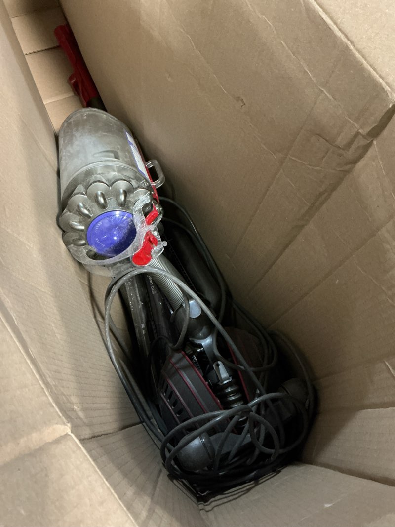 Condition photo showing As Is for dyson ball animal 3 upright vacuum, corded, 290aw, de-tangling motorbar cleaner head for all floors, 3 suction modes