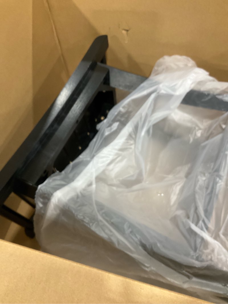 Condition photo showing item condition for Bamboo Shower Bench Inside Shower Stool with Storage Shelf, Spa Bath Chair for Bathroom, Seat or Organizer for Living Room, Bedroom and Garden - Great for All Ages Unisex Elderly (Waterproof, Black) Medium 19x10x18 Inch Black