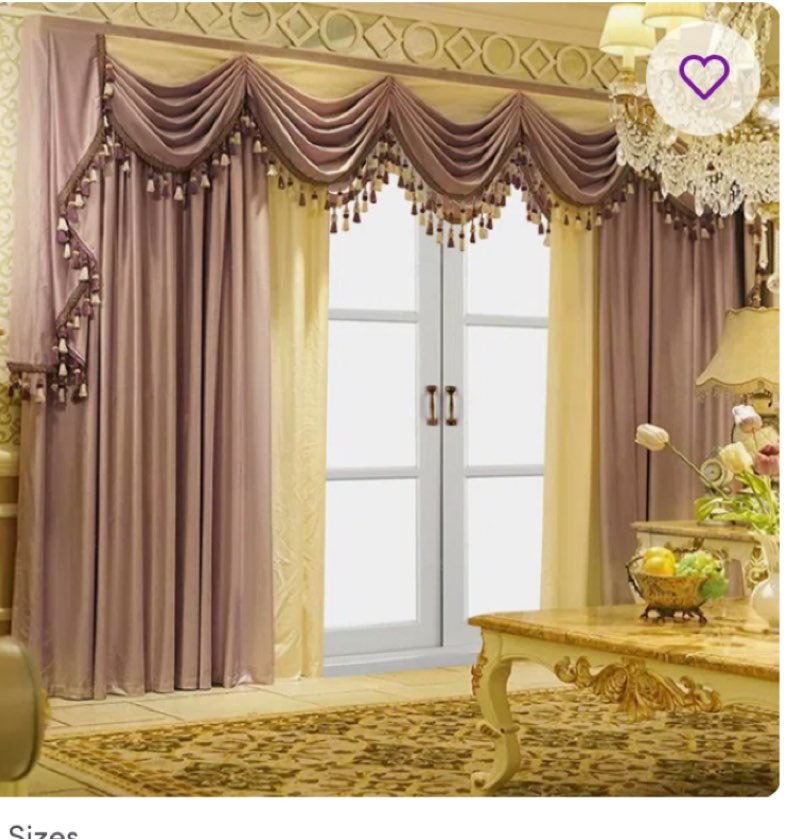 ( incomplete) 2 Panels Blocked Curtains For Living Room, Excluding Curtain Heads Size per Panel: 83\" W x 91\" L
