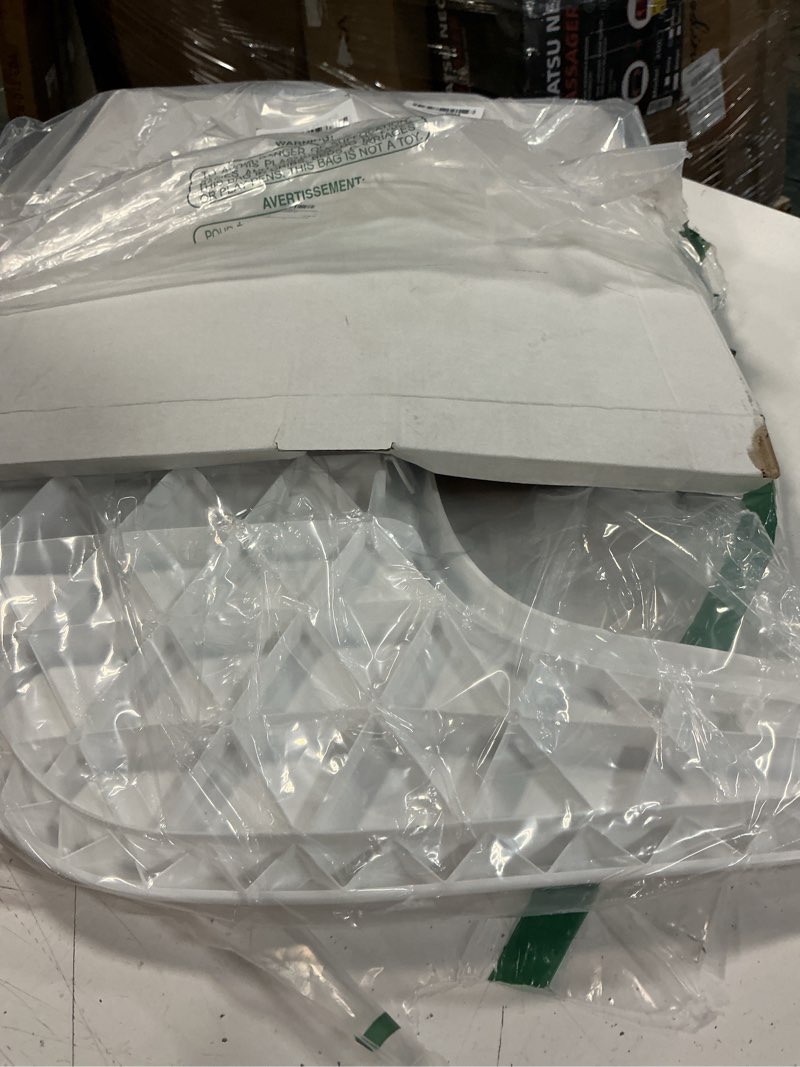 Condition photo showing Good Condition for baby high chair tray compatible with stokke tripp trapp chair (v2 and beyond) with smooth surface and strong suction power made of food-safe plastic (bpa bps bpf lead phthalate free) - white