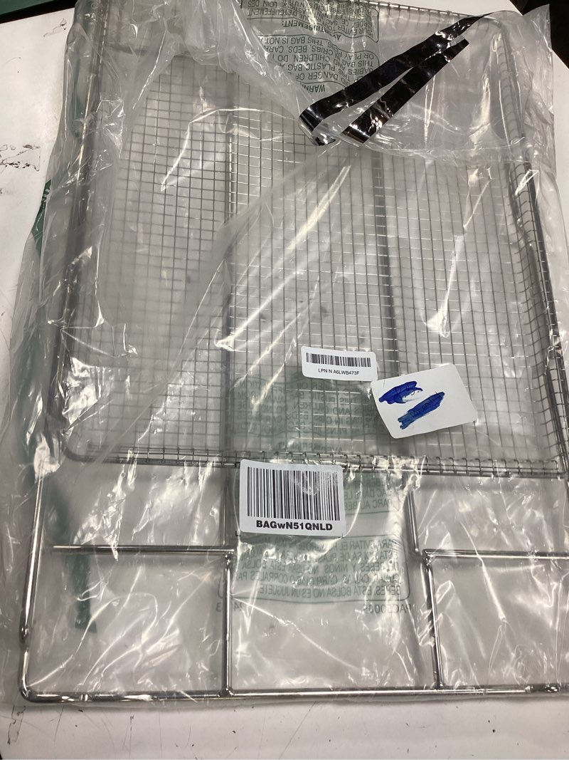 Condition photo showing Good Condition for Frigidaire FRIGPEREAFT ReadyCook 30" Air Fry Tray with Air Fry Basket and Oven Rack for Frigidaire Ranges and Wall Ovens For 30" Oven