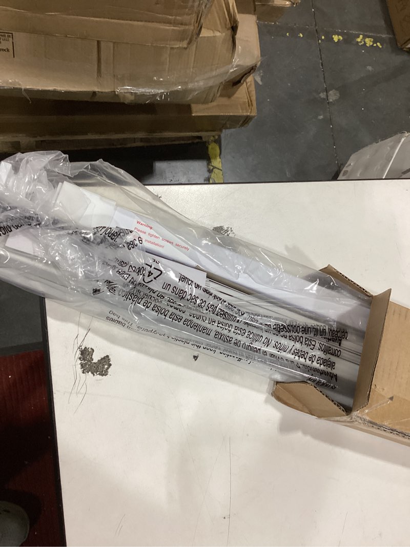 Condition photo showing Good Condition for lazblinds no tools no drill 1" vinyl mini blinds, cordless blinds for windows, light filtering horizontal window blinds & shades, 24" w x 48" h, white