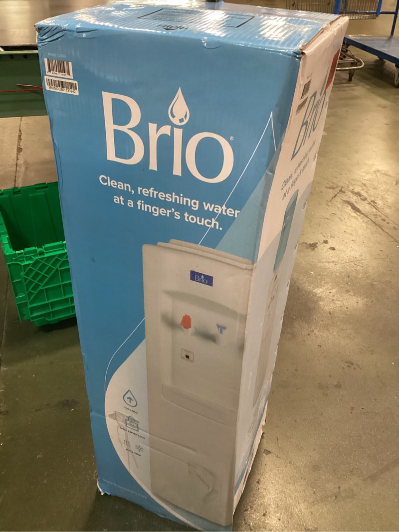 brio bottom load water cooler dispenser for 5 gallon bottles – paddle dispensing, c