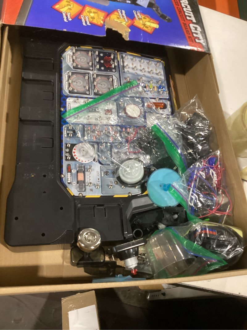Condition photo showing As Is for playz advanced electronic circuit board engineering toy for kids | 328+ educational experiments to wire & build smart connections using creative knowledge of electricity | science gift