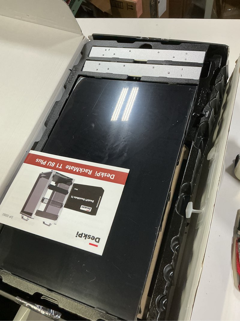 Condition photo showing Good Condition for GeeekPi 8U Server Rack Cabinet, DeskPi RackMate T1 Plus,10 inch Network Rack for Servers, Network, A/V Equipment, 10.23inch/260mm Depth (Silver)