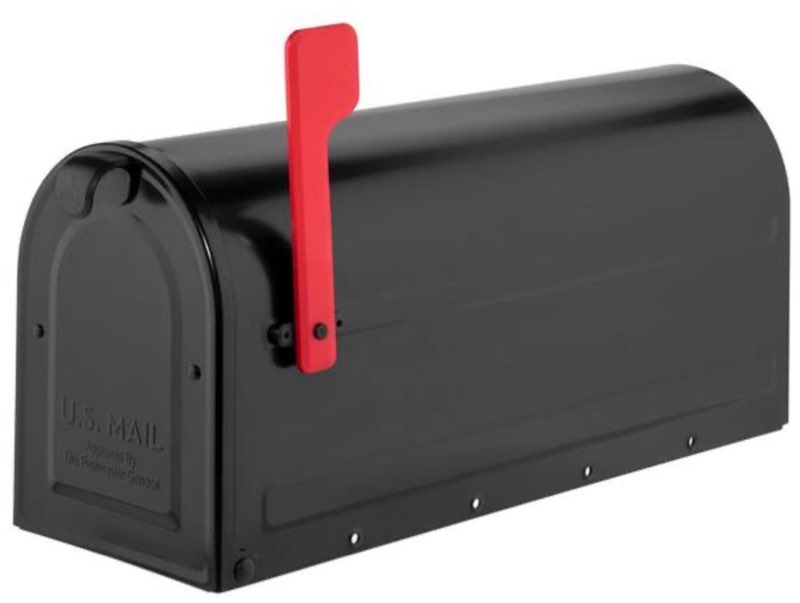 US Mailbox for daily mail and suitable for outdoor use