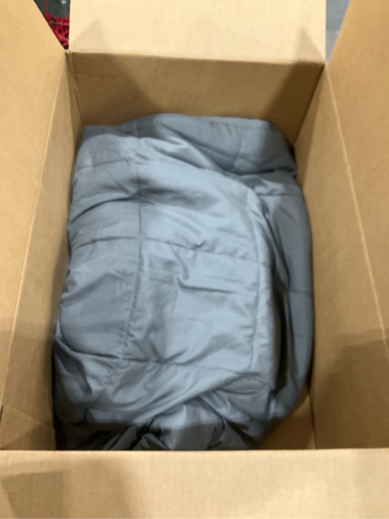 Condition photo showing As Is for Weighted Blanket 20lbs 60"x80", Weighted Blankets for Adults, Cooling Weighted Blanket for Sleeping, Machine Washable Soft & Breathable All-Season Comfort & Premium Glass Beads(60" x 80" 20 lbs) 60"x80"20lbs