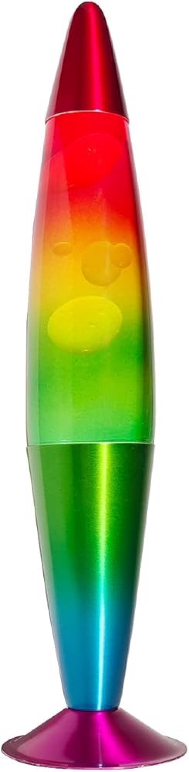 16 Inch Rainbow Lamp Night Light with 2 Bulbs, Relaxing Mood Lamp for Home, Office, Bedroom, Red, Yellow, Green