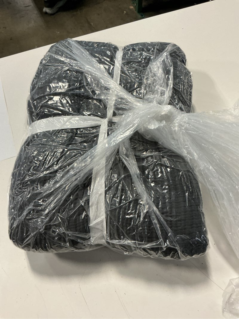 Condition photo showing Good Condition for organic airy gauze blanket, full/queen, charcoal