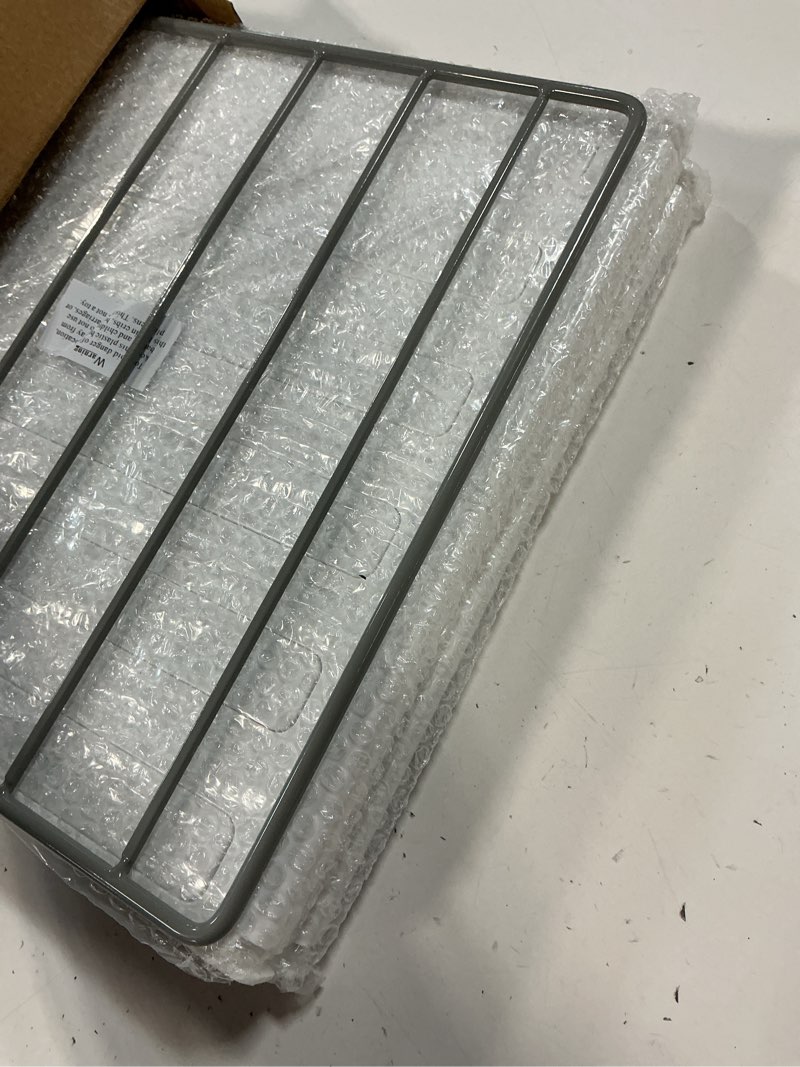 Condition photo showing Good Condition for yan & hin 3-tier pantry cabinet organizers and storage adjustable height and expandable kitchen plastic wrap organizer sturdy aluminum foil countertop for cupboard multi-purpose use