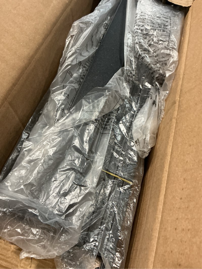 Condition photo showing As Is for comasach 12 inch twin bed frame, easy assembly, heavy duty metal platform, noise free, black