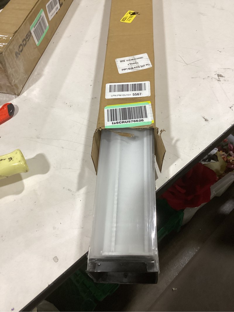 Condition photo showing Good Condition for aosky cordless zebra blinds for windows pull down roller window shades dual layer light filtering privacy for day and night, free-stop door shades for home easy to install (50" w x 72" h, white) 50"w x 72"h white