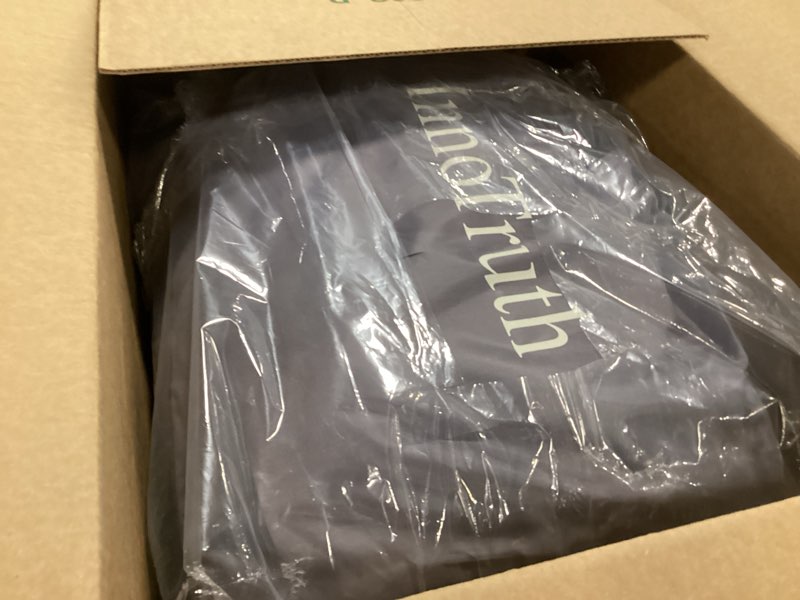 Condition photo showing As Is for InnoTruth Air Mattress Queen with Built in Pump, Inflatable Mattress Blow up Mattress, Family Choice Award Winner, 18" Colchones Inflables Foldable Air Bed for Guest & Home, Ideal for Camping, 650lbs