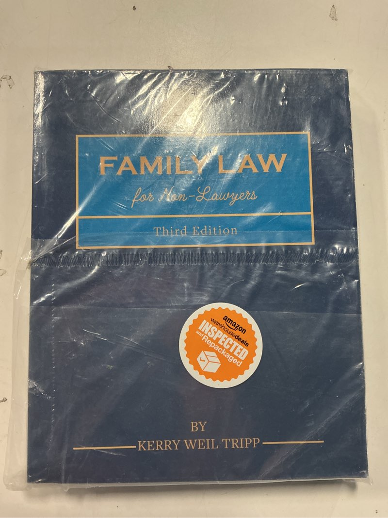 Condition photo showing New/Like New for Family Law for Non-Lawyers