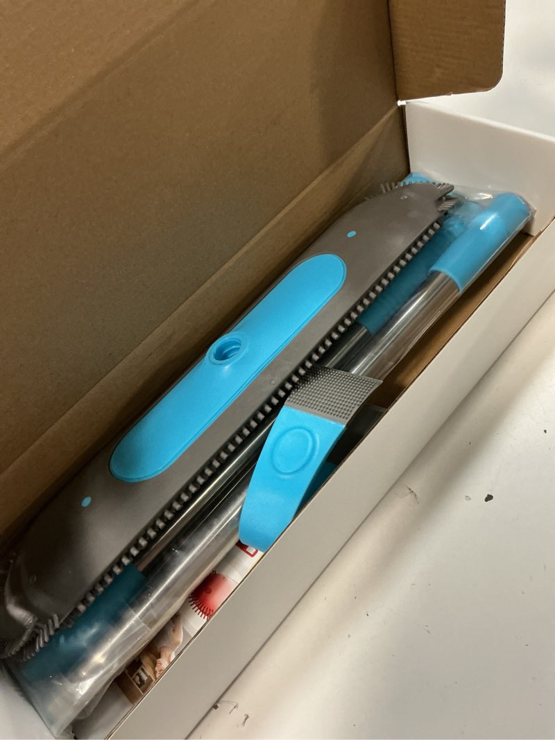 Condition photo showing Good Condition for carpet rake for pet hair removal tool, 2 in 1 carpet scraper with 59" adjustable handle, silicone rug rake for dog & cat fur hair, pet hair remover for rugs, mats, couch, furniture, floor