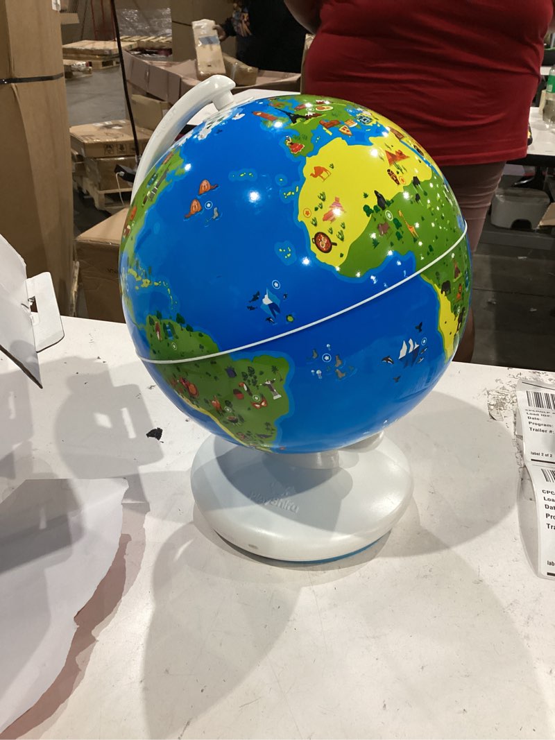 Condition photo showing Good Condition for incomplete))))) playshifu globe for kids– orboot earth: interactive kids globe with 1000+ facts on animals, places & monuments | tech-powered learning toy & stem gift for kids ages 4–10